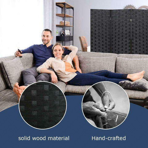 New 4 - Panel Folding Wood Room Divider – Privacy Screen & Home Decor – SKU WS180 - with | Sold by Uncle Wiener's Wholesale