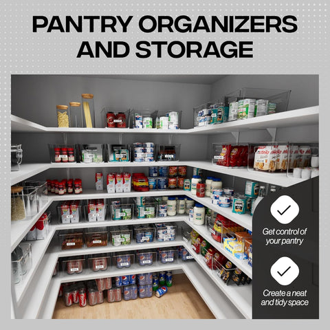 4-piece clear plastic pantry storage bin set with handles
Stackable BPA-free kitchen organizer bins
Clear food-safe plastic bins for fridge and pantry
Multipurpose storage containers for home use
Durable clear plastic storage bins for bathroom or office