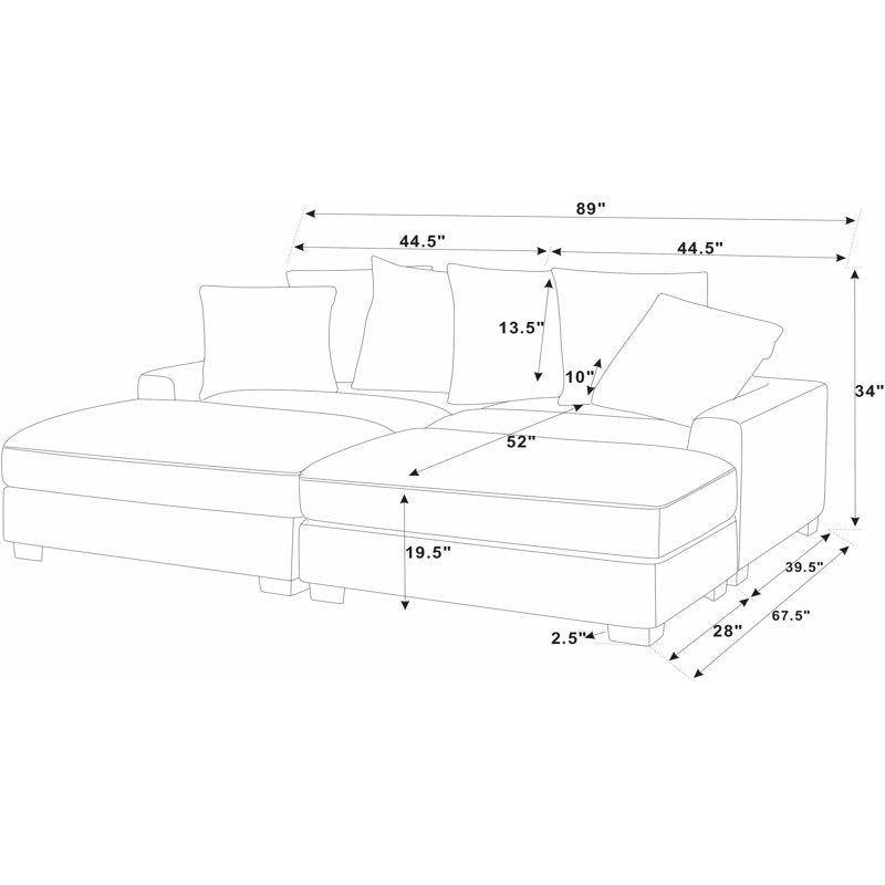 4-Piece Corduroy Sectional Sofa in Dark Gray with Reversible Chaise
Light Gray Corduroy Sectional Sofa – Compact Modern Design
Corner Sectional Sofa with Plush Ribbed Upholstery
Modern 4-Piece Sofa Set with Reversible Layout Options
Living Room Sofa Set – Medium Firm Corduroy Upholstery