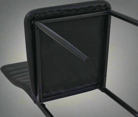 Steel Frame Dining Chair – Backrest Detail