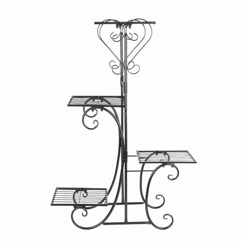 New 4 Tier Metal Flower Holder – Indoor Plant Stand for Home & Office PL130 - with | Sold by Uncle Wiener's Wholesale