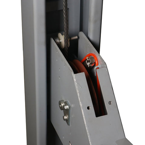 New 4 - Ton (8,818 lb) Four - Post Alignment Lift with Wheel - Free Scissor Lift – Pneumatic Lock & 24V Control HFL4340X - with | Sold by Uncle Wiener's Wholesale