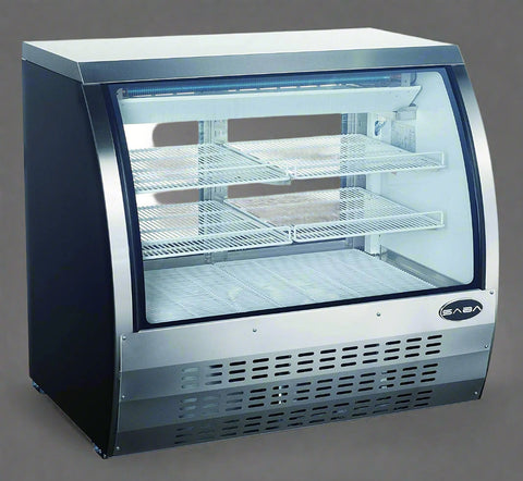 • “Curved glass deli display cooler with LED lighting”
• “47 inch NSF certified deli fridge with shelves”
• “Electronic control system for commercial deli cooler”
• “Interior view of PVC-coated shelves in deli cooler”
• “Double pane curved glass commercial fridge”
• “Adjustable caster wheels on deli display case”