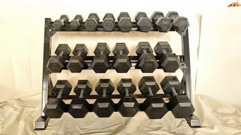 “Full 5–50 LB Rubber Hex Dumbbell Set with Rack”
“Three-Tier Dumbbell Rack with Rubber Weights”
“Rubber Hex Dumbbells for Home Strength Training”
“Home Gym Dumbbell Storage Rack with Full Weight Set”