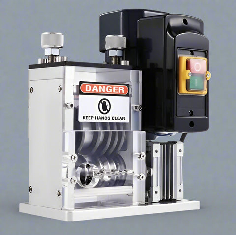 “5-hole wire stripping machine MST30C for home and small shop use”
“Adjustable automatic wire stripper with multiple blade holes”
“Compact black cable stripping machine for electric wires”