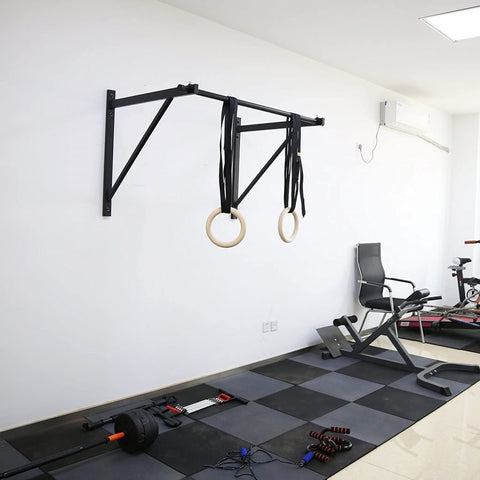 New 50 - Inch Heavy Duty Wall Mount Pull Up Chin Bar – Supports Up to 500 lbs for Home Gym HLA50 - with | Sold by Uncle Wiener's Wholesale