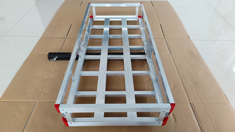 New 500 lb Capacity Aluminum Hitch Cargo Carrier – Lightweight Rust - Resistant Luggage Rack for 2” Receiver Model CC0500A - with | Sold by Uncle Wiener's Wholesale