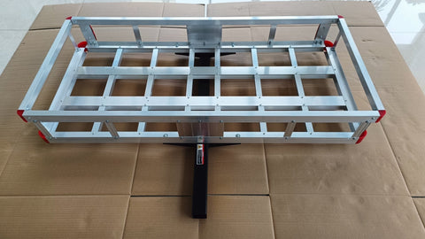 New 500 lb Capacity Aluminum Hitch Cargo Carrier – Lightweight Rust - Resistant Luggage Rack for 2” Receiver Model CC0500A - with | Sold by Uncle Wiener's Wholesale
