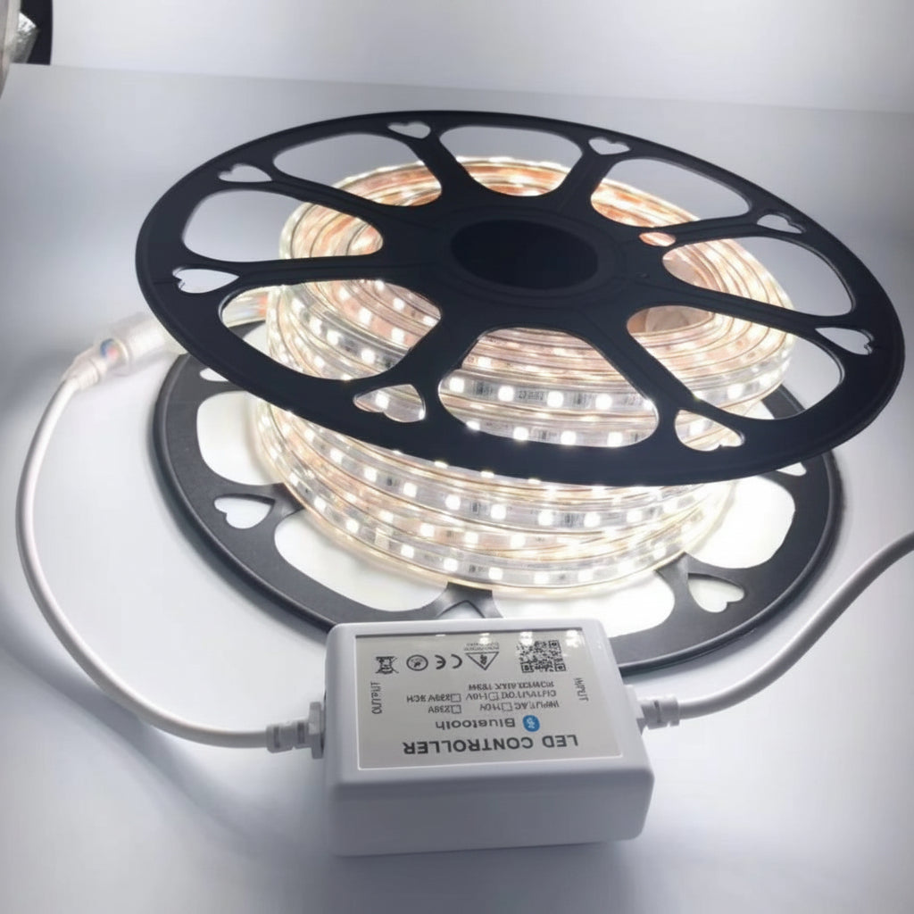 New 50FT LED Rope Light Bluetooth Kit – Bright White & Warm White Color Changing Flexible Lighting - with BRIGHT WHTIE 830BW | Sold by Uncle Wiener's Wholesale