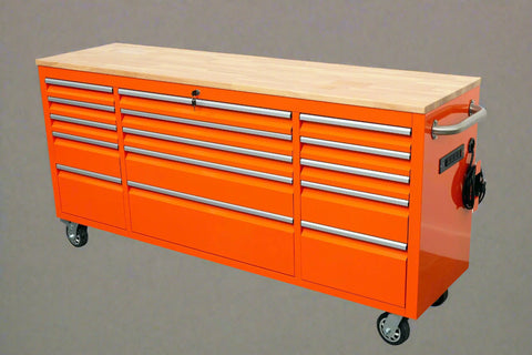 Red 6FT Rolling Tool Workbench with USB and Power Strip
Blue 15-Drawer Steel Workbench with Wheels
Gray Tool Cabinet with Power Outlets β 6FT
Purple Garage Tool Chest with USB Ports
Stainless Steel Heavy-Duty Tool Workbench