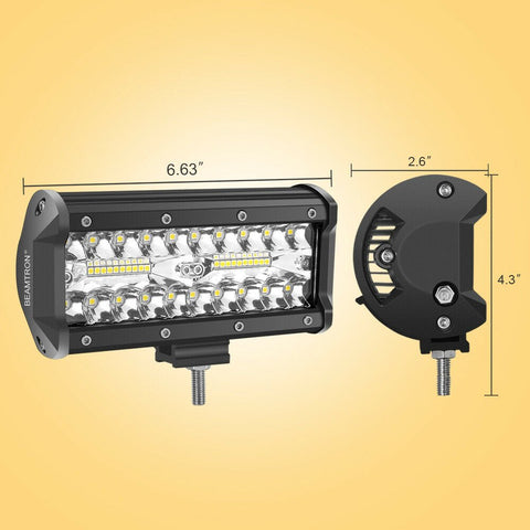 New 7" 240 watt led light bar – model 214710 - with | Sold by Uncle Wiener's Wholesale