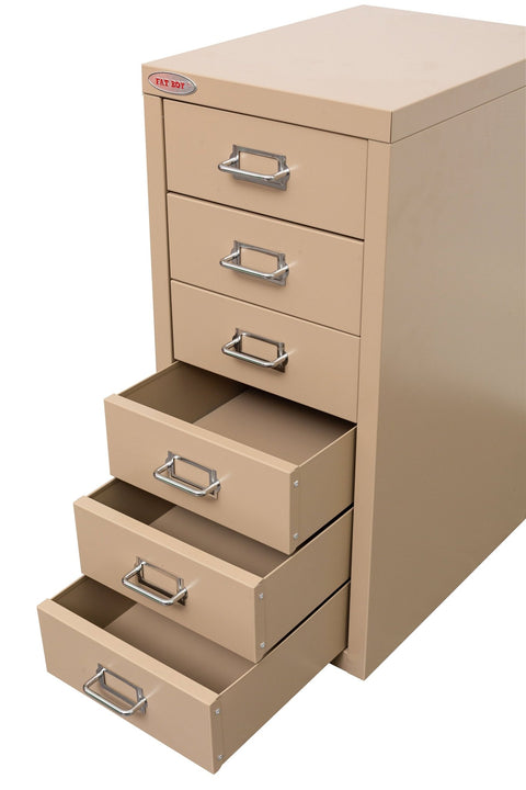New 8 Drawer Steel Under - Desk Storage Cabinet β Compact Multi - Drawer Organizer - with 6 drawers: 9.1" W Γ 3.54" H Γ 11.4" D | Sold by Uncle Wiener's Wholesale