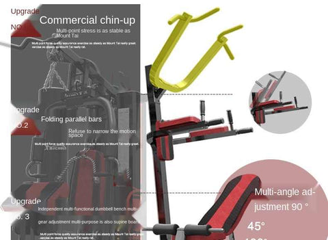 New 8 - in - 1 Combination Weight Lifting & Workout Exercise Machine – Full Body Gym Station 523650 - with | Sold by Uncle Wiener's Wholesale