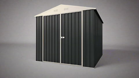 “8x11 ft black galvanized metal garden shed with double doors”
“Reinforced roof outdoor shed for backyard use”
“Spacious interior of 8x11 metal garage storage shed”
“Weatherproof steel shed for garden and equipment storage”
