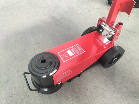 Red 80 Ton Hydraulic Floor Jack for Heavy-Duty Trucks and Trailers – Model PHL80