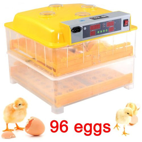 96 EGG DIGITAL INCUBATOR HATCHER CHICKEN DUCK POULTRY - with | Sold by Uncle Wiener's Wholesale