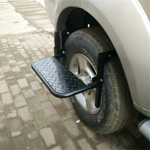 New Adjustable Folding Wheel Step – Universal Tire Step for SUV, Truck & RV Access WT01Z0883 - with | Sold by Uncle Wiener's Wholesale