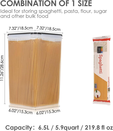 Chalkboard labels and marker included with airtight food container set