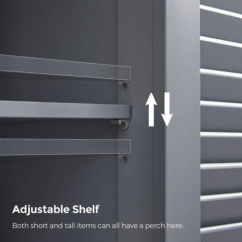 New Bathroom Storage Floor Cabinet with Double Shutter Doors – Freestanding Organizer with Shelves BBC040G01 - with | Sold by Uncle Wiener's Wholesale