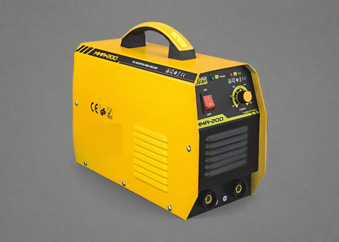"Blue Viper 200 Amp MMA Welder dual voltage portable"
"Compact yellow MMA welding machine for 120/230V"
"Blue Viper BV200W inverter welder with arc control"
"Portable stick welder for pro and home welding"
"Welding machine 200A with handle for mobility"