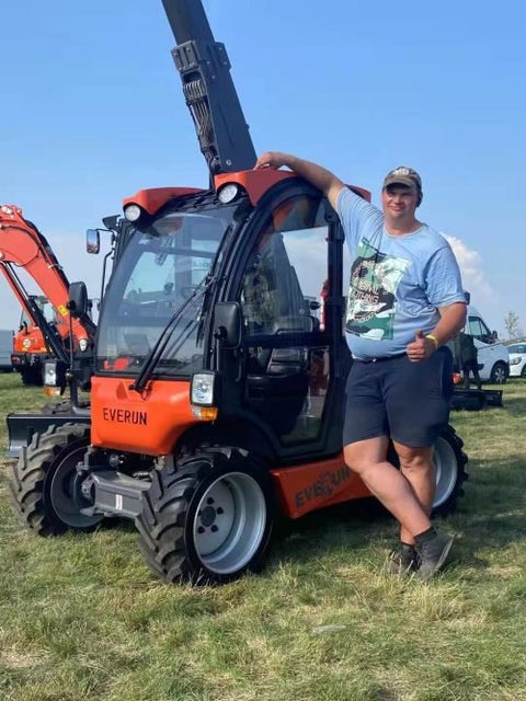 CAN LIFT TELEHANDLER TELESCOPIC 4WD WHEEL LOADER - SKID STEER ATTACHMENT with | Sold by Uncle Wiener's Wholesale