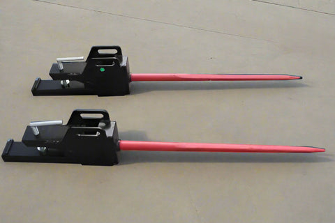 CLAMP ON BUCKET BALE FORK SPEAR - SKID STEER ATTACHMENT with | Sold by Uncle Wiener's Wholesale