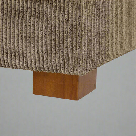 Oversized modular corduroy sofa with ottoman
Gray corduroy sectional sofa
Cream corduroy sofa with plush seating
Custom living room layout with ottoman
Deep seat cozy couch with corduroy fabric