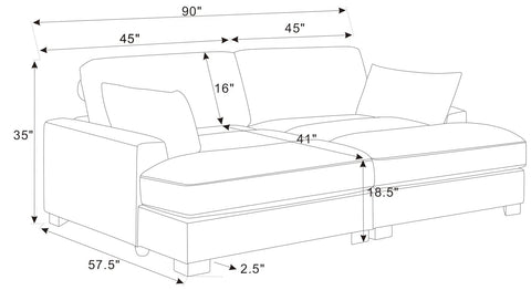Oversized modular corduroy sofa with ottoman
Gray corduroy sectional sofa
Cream corduroy sofa with plush seating
Custom living room layout with ottoman
Deep seat cozy couch with corduroy fabric