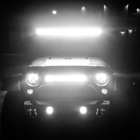 New Curved Triple Row LED Light Bar – IP68 Waterproof, 22" - 50" for Trucks, Jeeps, ATVs - LED Light Bars for Off - Road & Utility Vehicles with 420W 22 ” LED LIGHT BAR | Sold by Uncle Wiener's Wholesale