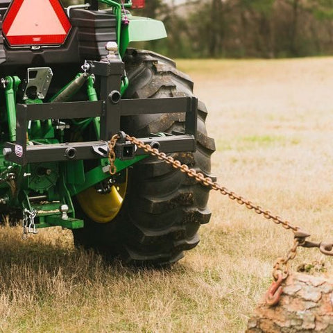 DELUXE SUITCASE WEIGHT 3 POINT TRACTOR HITCH 49 IN HAY BALE SPEARS - SKID STEER ATTACHMENT with | Sold by Uncle Wiener's Wholesale