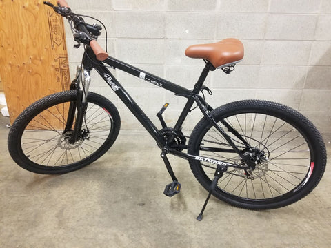 Deviant 26" Mountain Bike NS107 Front View
Deviant 26-Inch Men's Mountain Bike with Dual Disc Brakes
Heavy-Duty Steel Frame Mountain Bike for Adults
Deviant Mountain Bike 26" for Rugged Trails
Full Suspension 26 Inch Mountain Bike Side Profile