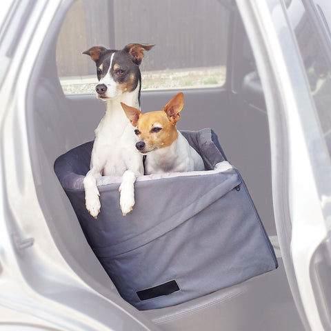 New Dog Booster & Car Seat – Portable Pet Travel Seat for Small Dogs with Safety Straps 622743 - with | Sold by Uncle Wiener's Wholesale