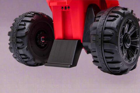 Red 6V ride-on ATV for toddlers aged 1–2
Side view of toddler 6V electric quad bike
Rear view of toddler ride-on ATV with footrests
Compact 6V rechargeable ATV for kids
Children’s electric ATV with wear-resistant tires