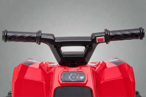 Red 6V ride-on ATV for toddlers aged 1–2
Side view of toddler 6V electric quad bike
Rear view of toddler ride-on ATV with footrests
Compact 6V rechargeable ATV for kids
Children’s electric ATV with wear-resistant tires