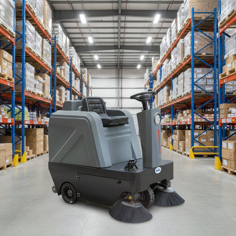 "Electric Ride-On Floor Scrubber and Cleaner Model 661250"
"Heavy-Duty 48V Commercial Floor Cleaning Machine"
"Ride-On Automatic Floor Water Scrubber for Warehouses and Malls"