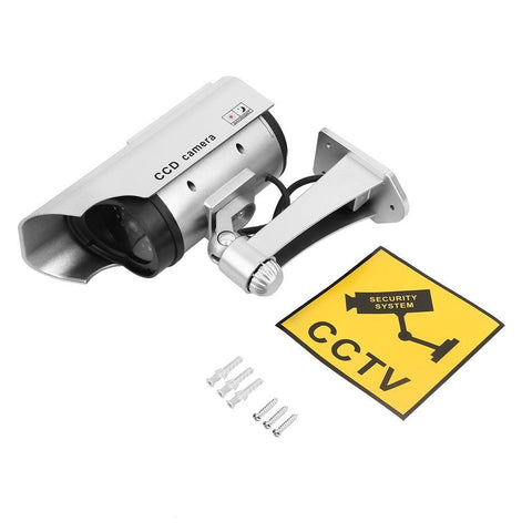 New Fake Dummy Solar Security Camera – Outdoor Surveillance with Flashing Recording Light 1026F - with | Sold by Uncle Wiener's Wholesale