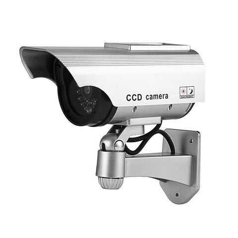 NEW Fake Solar Security Camera w/ Flashing LED Light S4010 - with | Sold by Uncle Wiener's Wholesale