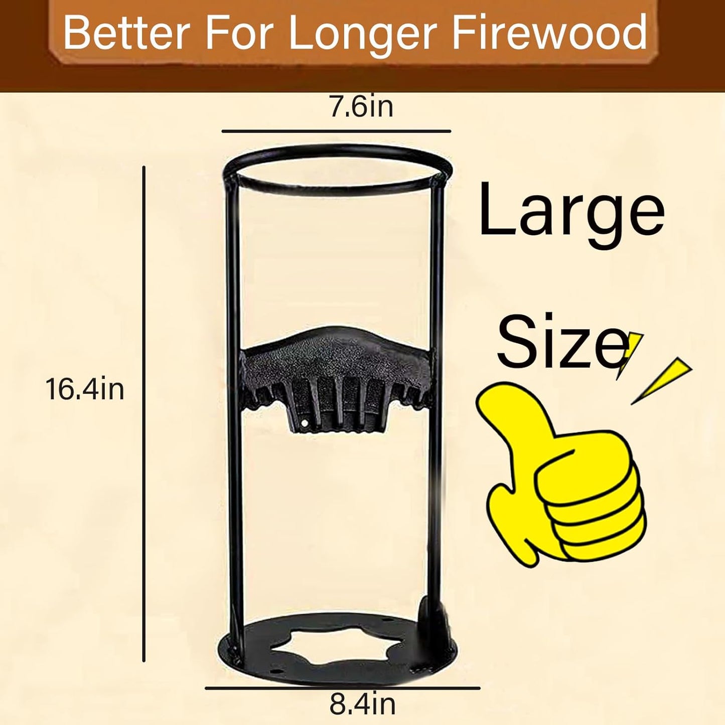 New Firewood Splitter Splitting Log Wedge B0CNJPSWMP - with | Sold by Uncle Wiener's Wholesale