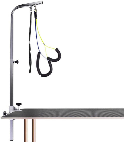 New Foldable Pet Grooming Table Arm Holder – Adjustable & Portable Clamp - On Restraint for Dogs & Cats GT1002 - with | Sold by Uncle Wiener's Wholesale