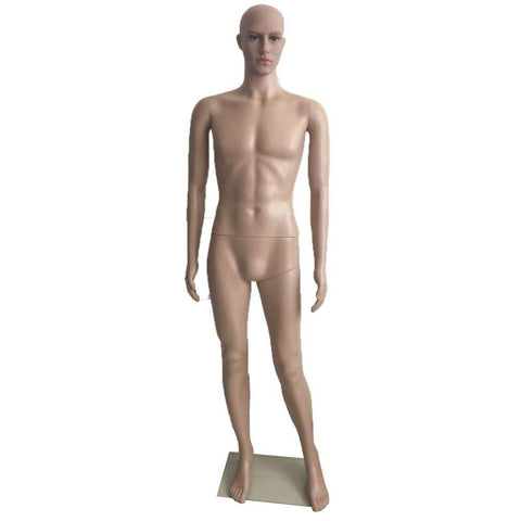 NEW Full - Body Realistic Mannequin Display Heads — Female & Male - with MALE | Sold by Uncle Wiener's Wholesale