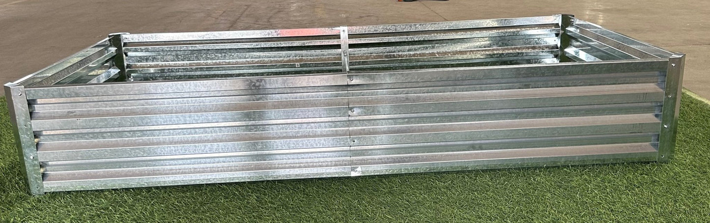 Galvanized Rectangle Raised Garden Bed for Outdoor Growing
Rust-Resistant Metal Planter Box for Vegetables and Herbs
Durable Outdoor Garden Bed for Backyard Gardening
