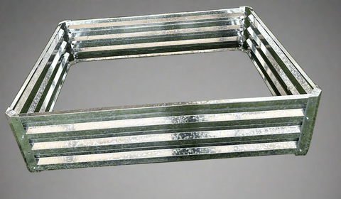 Galvanized Rectangle Raised Garden Bed for Outdoor Growing
Rust-Resistant Metal Planter Box for Vegetables and Herbs
Durable Outdoor Garden Bed for Backyard Gardening