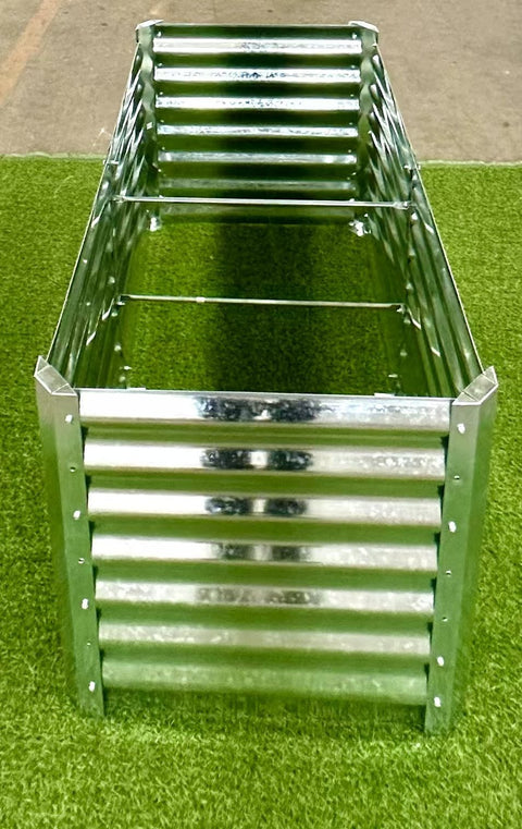 Galvanized Rectangle Raised Garden Bed for Outdoor Growing
Rust-Resistant Metal Planter Box for Vegetables and Herbs
Durable Outdoor Garden Bed for Backyard Gardening