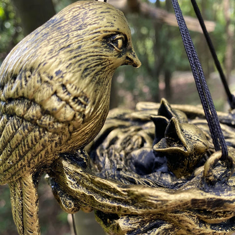 NEW Garden Birds Nest Wind Chime 12 Wind Bells S3120 – Soothing Copper Alloy Chime - with | Sold by Uncle Wiener's Wholesale