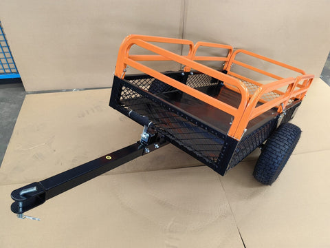 New Heavy - Duty 1500 LB ATV & Garden Tractor Dump Trailer – 15 Cu. Ft Capacity | SKU: ADT015 - with | Sold by Uncle Wiener's Wholesale
