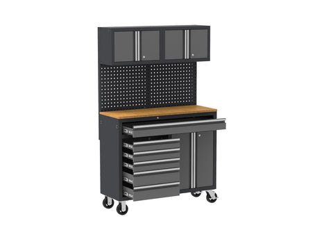 New Heavy - Duty 9 Drawer Rolling Tool Chest Workbench with Locking Storage β KN4806 - with | Sold by Uncle Wiener's Wholesale