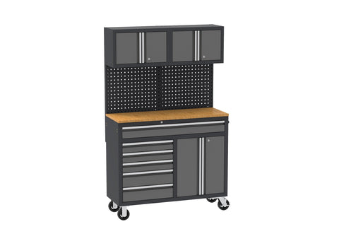 New Heavy - Duty 9 Drawer Rolling Tool Chest Workbench with Locking Storage β KN4806 - with | Sold by Uncle Wiener's Wholesale