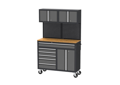 New Heavy - Duty 9 Drawer Rolling Tool Chest Workbench with Locking Storage β KN4806 - with | Sold by Uncle Wiener's Wholesale