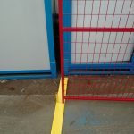 Heavy-Duty Galvanized Steel Fence Panel β Construction Safety Barrier