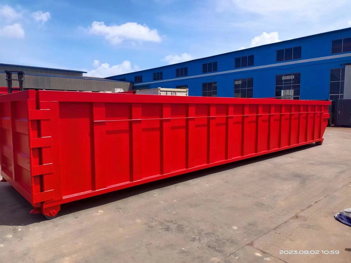 New Hooklift Roll Off Dumpster Bin – Heavy - Duty Waste, Scrap & Garbage Container - with 45 YARD (22X7.5X8 FT) 7936 LBS | Sold by Uncle Wiener's Wholesale